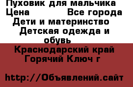 Пуховик для мальчика › Цена ­ 1 600 - Все города Дети и материнство » Детская одежда и обувь   . Краснодарский край,Горячий Ключ г.